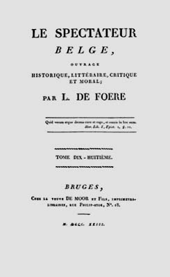 1820 spectateur belge