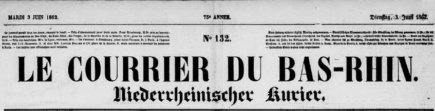 1862 3juin courrier bas rhin