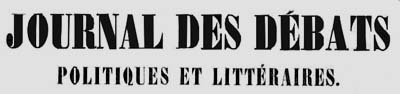 1866 journal des debats titre