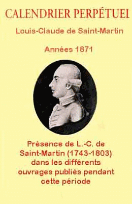 Calendrier perpetuel 1871