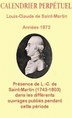 Calendrier perpetuel 1872