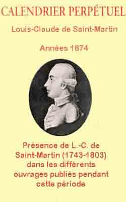Calendrier perpetuel 1874