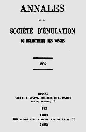 1882 annales vosges