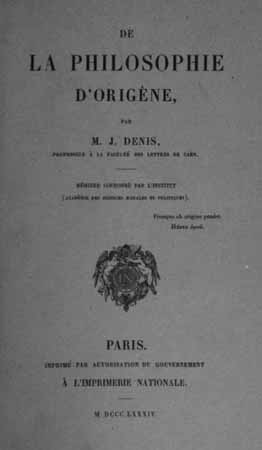 1884 Denis origene