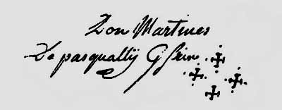 1895 papus martines griffe