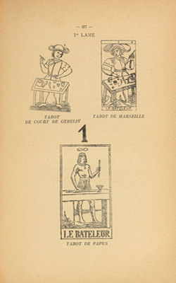 Le Tarot des Bohemiens bateleur