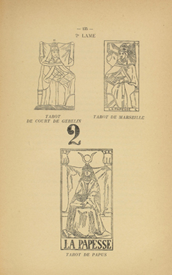 Le Tarot des Bohemiens papesse