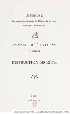 1988.Le FondsZ.Amadou Robert.Magie.coen