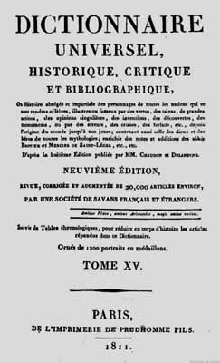 1811 dictionnaire universel