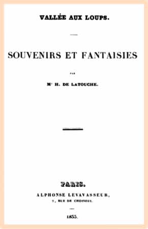 1833 vallee aux loups