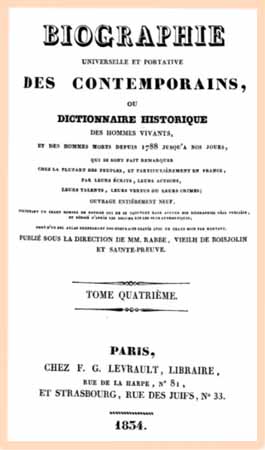 1834 biobraphie contemporains