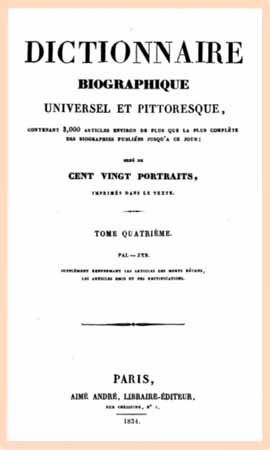 1834 dictionnaire biographique