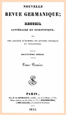 1834 revue germanique T1