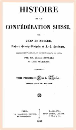 1837 confederation suisse