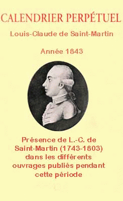 Calendrier perpetuel 1840