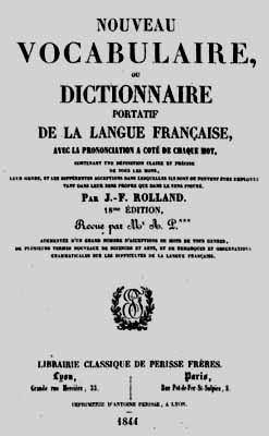 Calendrier perpetuel 1840