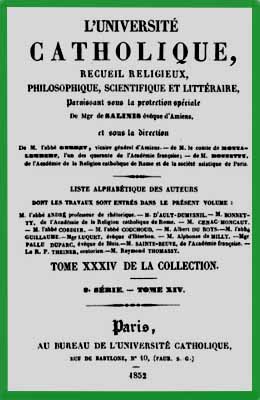 1852 univesite catholique