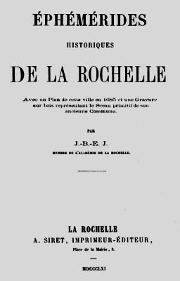 1861 Ephemerides la rochelle