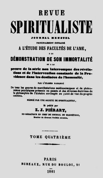 1861 revue spiritualiste