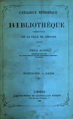 1863 catalogue Limoges