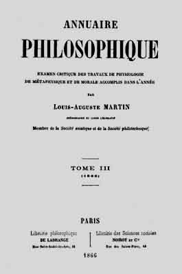 1866 annuaire philosophique