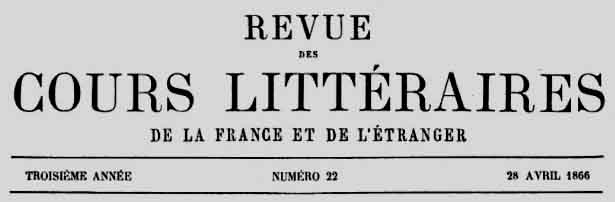 1866 revue cours