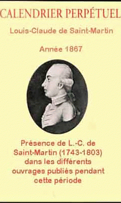 Calendrier perpetuel 1867