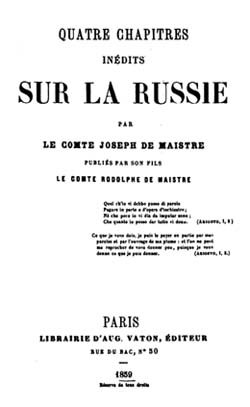Maistre Russie