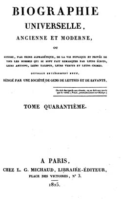 La Biographie universelle de Michaud Michaud_T40_1825_LCSM1